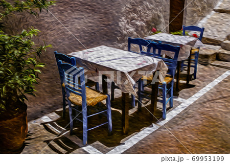 Tables and chairs from restaurant in Argos 69953199
