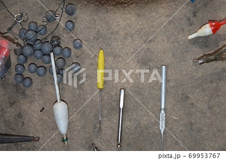 Various fishing tackle for feeder fishing 69953767