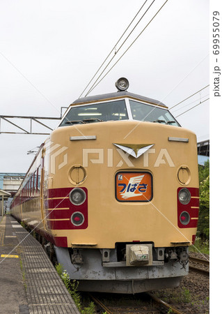 国鉄色485系電車　宮城県大河原町 69955079