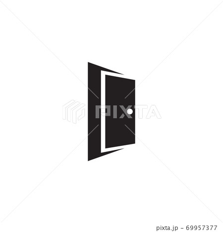 Door icon logo design template 69957377