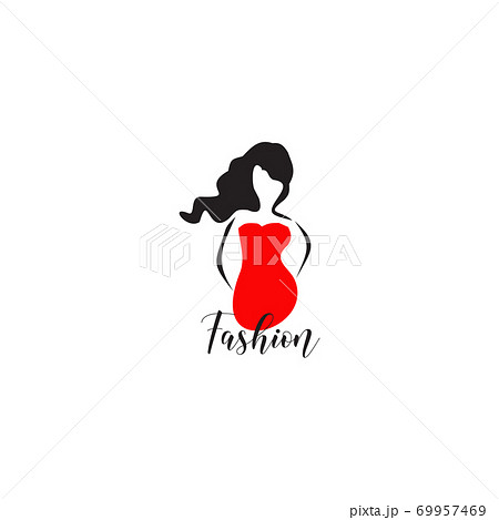 Girl model fashion logo design Girl model fashion logo design 69957469