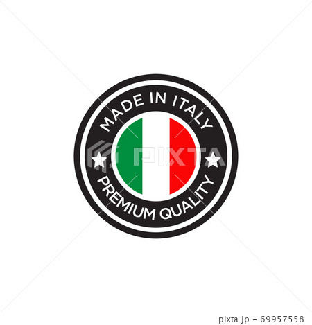 Italian product emblem logo design template Italian product emblem logo design template 69957558