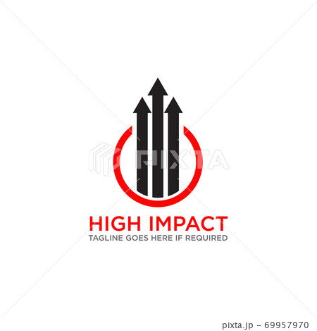 Up arrow logo design template 69957970