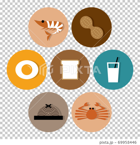 Allergy illustration icon 69958446