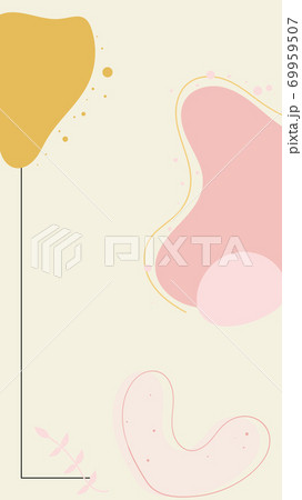 Vector of elegant abstract creative background graphic design template for social media 69959507