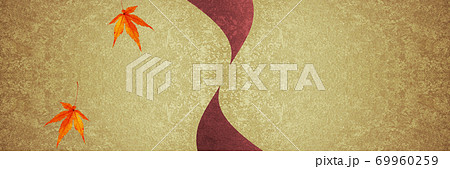 もみじと金屏風 69960259