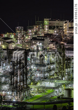 大竹工場群の夜景 大竹工場群の夜景 69961276