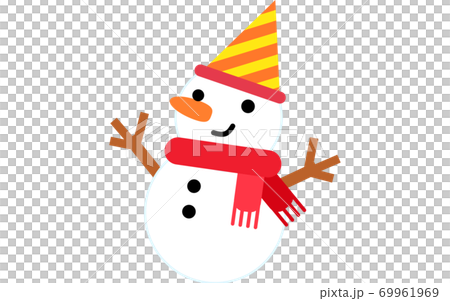 Christmas image of a snowman Christmas image of a snowman 69961969
