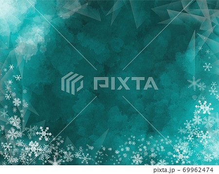 Watercolor Background Texture Winter Snow Cool Stock Illustration