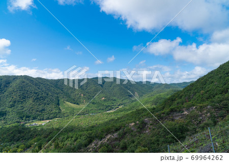 おにやんまの道から見た景色（剣尾山・横尾山） 69964262