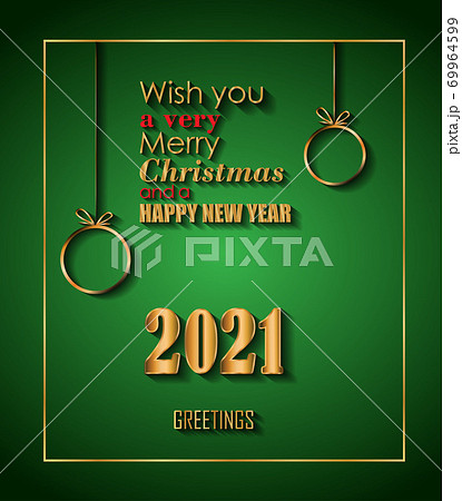 2021 Happy New Year background for your seasonal invitations, festive posters, greetings cards. 2021 Happy New Year background for your seasonal invitations, festive posters, greetings cards. 69964599