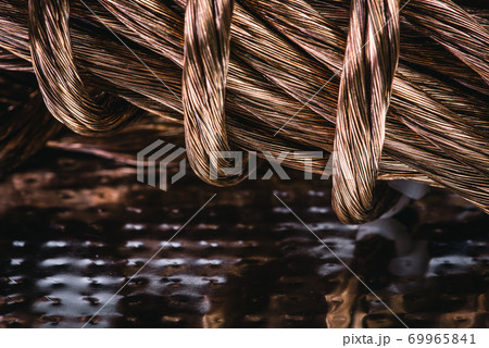 Copper industry financial markets of secondary raw materials concept 69965841