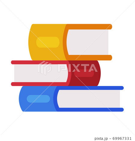 Stack of Colorful Books, Reading and Education, Back to School Concept Flat Style Vector Illustration Stack of Colorful Books, Reading and Education, Back to School Concept Flat Style Vector Illustration 69967331