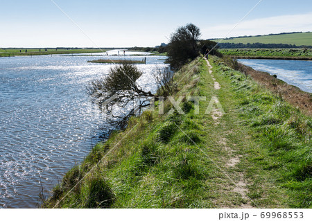 View of Cuckmere river, Sussex 69968553