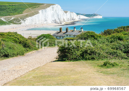 Cuckmere beach near Seaford, East Sussex, England 69968567