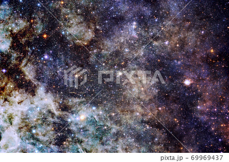 Awesome of endless cosmos. Elements of this image furnished by NASA 69969437
