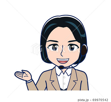 Bank clerk woman in a suit 69970542