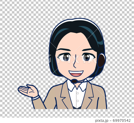 Bank clerk woman in a suit 69970542