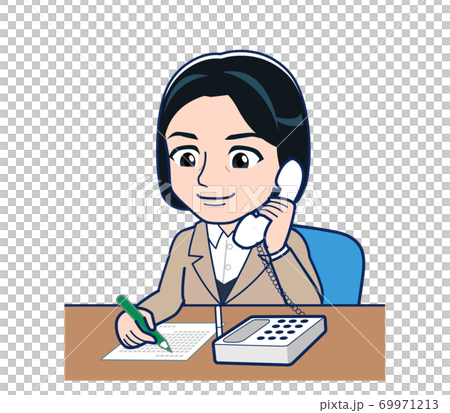 Bank clerk woman in a suit Bank clerk woman in a suit 69971213