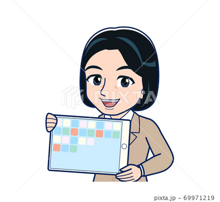 Bank clerk woman in a suit Bank clerk woman in a suit 69971219