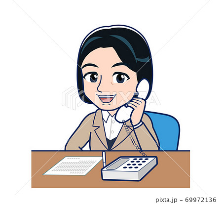 Bank clerk woman in a suit 69972136