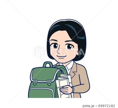 Bank clerk woman in a suit 69972182