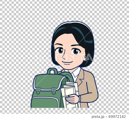 Bank clerk woman in a suit 69972182