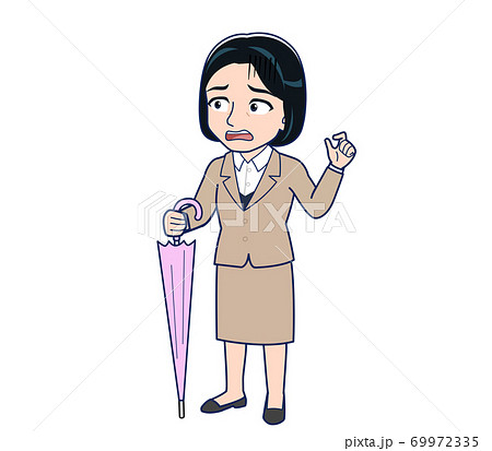Bank clerk woman in a suit 69972335
