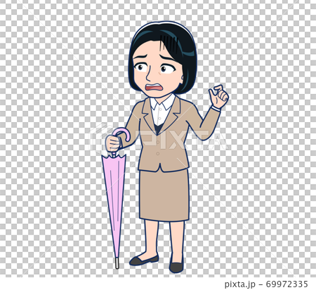 Bank clerk woman in a suit 69972335