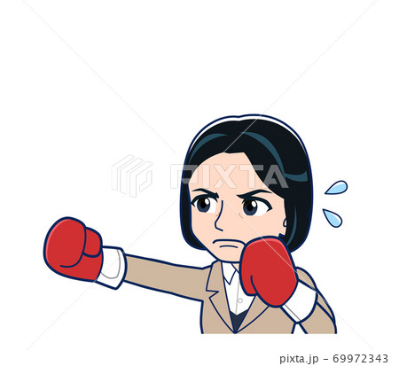 Bank clerk woman in a suit Bank clerk woman in a suit 69972343