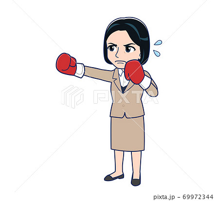 Bank clerk woman in a suit Bank clerk woman in a suit 69972344