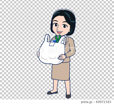 Bank clerk woman in a suit Bank clerk woman in a suit 69972383