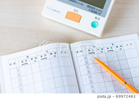 血圧手帳で家庭血圧管理 血圧手帳で家庭血圧管理 69972463
