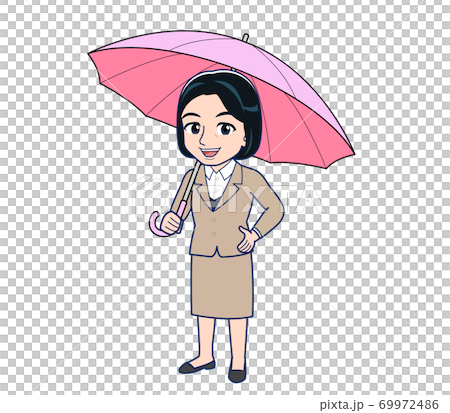 主婦 家庭主婦 傘 69972486
