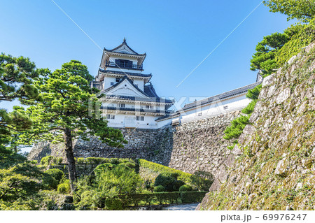 高知県高知市 高知城天守の写真素材