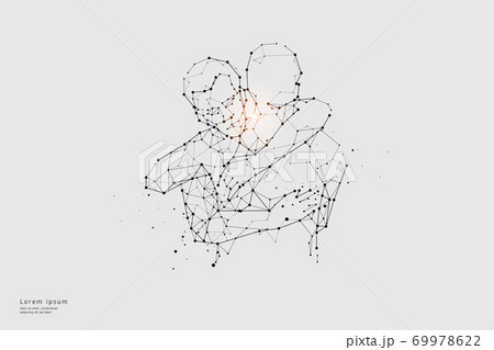 Vector graphic concept of relationship 69978622