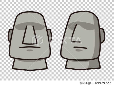 Moai Statue Stock Illustration