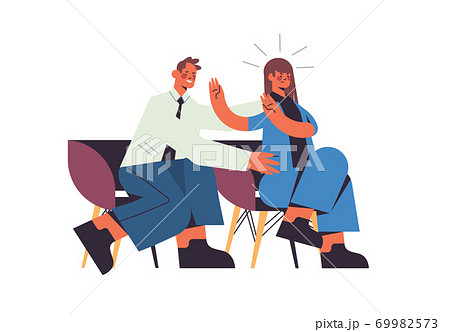 businessman molesting female employee sexual harassment at work concept businesswoman feeling disgusted businessman molesting female employee sexual harassment at work concept businesswoman feeling disgusted 69982573