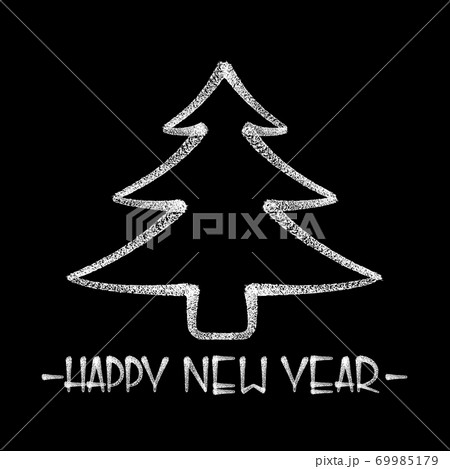 Christmas tree painted with spray paint black on black Christmas tree painted with spray paint black on black 69985179