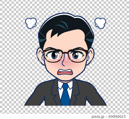 cartoon character, character, anger - Stock Illustration [69990025] - PIXTA