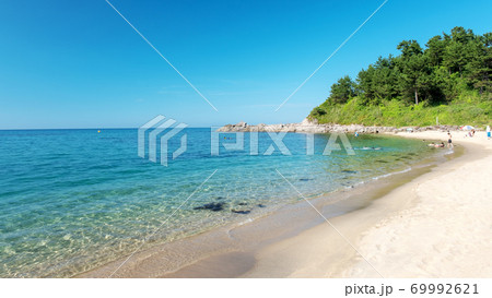 湯梨浜町の浜辺 湯梨浜町の浜辺 69992621