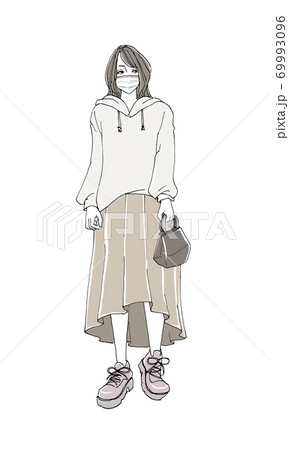 ファッションイラスト_マスク 69993096