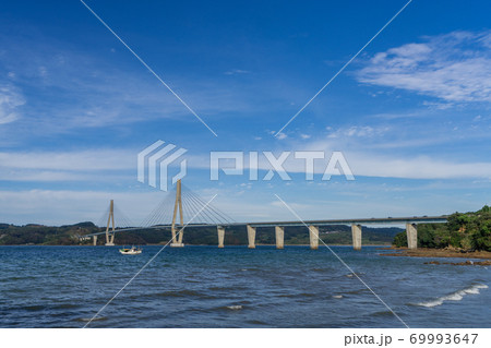 鷹島肥前大橋（たかしまひぜんおおはし） 佐賀県唐津市-長崎県松浦市 69993647
