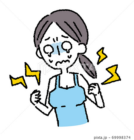 乳腺炎_授乳_母乳_お母さん_ママ_痛い 69998374