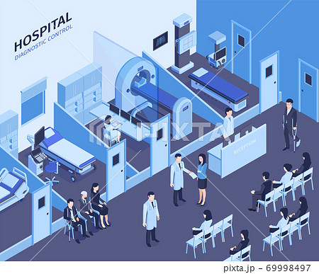 Hospital Isometric Composition  Hospital Isometric Composition  69998497
