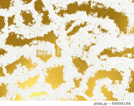 金色と白の和風の背景画像の写真素材