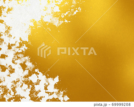 金色と白の和風の背景画像の写真素材