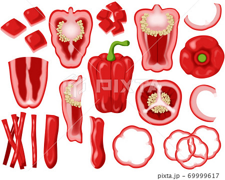 色々な赤パプリカ 色々な赤パプリカ 69999617