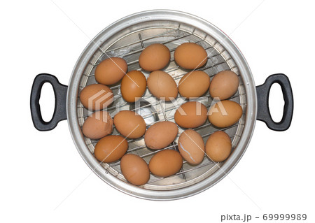 boiled egg isolated on white background, clipping path boiled egg isolated on white background, clipping path 69999989