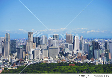 東京風景 2020年9月 新宿高層ビル群 東京風景 2020年9月 新宿高層ビル群 70000335